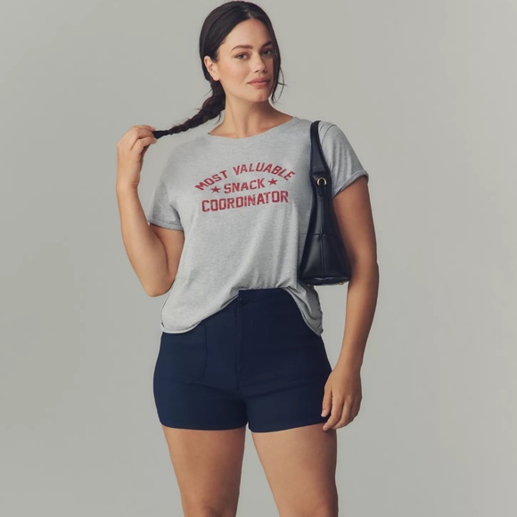 Anthropologie Maeve Snack Coordinator Graphic Tee size 3X NWT - Picture 4 of 4